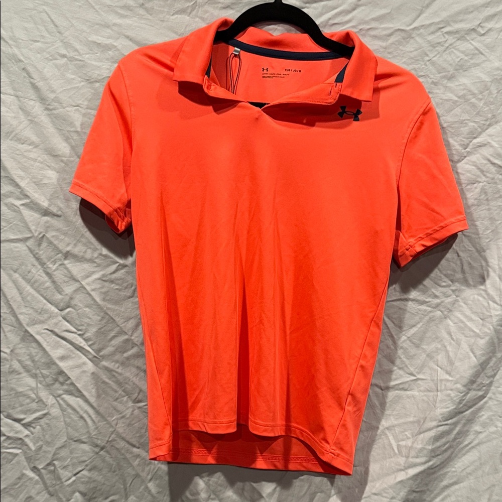 Under Armour Bright Orange Kids Polo